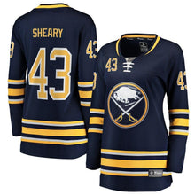 Load image into Gallery viewer, Conor Sheary #43 Buffalo Sabres Women's Navy Home Breakaway Player Jersey