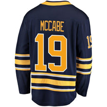 Load image into Gallery viewer, Jake McCabe #19 Buffalo Sabres Navy Breakaway Player Jersey