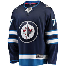 Load image into Gallery viewer, Ben Chiarot #7 Winnipeg Jets Navy Breakaway Replica Jersey