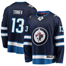 Load image into Gallery viewer, Brandon Tanev #13 Winnipeg Jets Navy Breakaway Replica Jersey