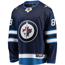 Load image into Gallery viewer, Jacob Trouba #8 Winnipeg Jets Navy Breakaway Replica Jersey