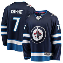Load image into Gallery viewer, Ben Chiarot #7 Winnipeg Jets Navy Breakaway Replica Jersey