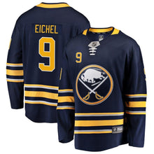 Load image into Gallery viewer, Jack Eichel #9 Buffalo Sabres Navy Premier Breakaway Player Jersey