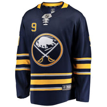 Load image into Gallery viewer, Jack Eichel #9 Buffalo Sabres Navy Premier Breakaway Player Jersey