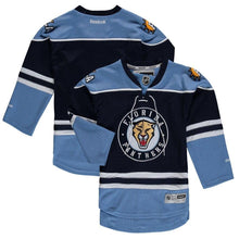 Load image into Gallery viewer, Florida Panthers Youth Navy Premier Blank Jersey