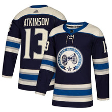 Load image into Gallery viewer, Cam Atkinson #13 Columbus Blue Jackets Navy Alternate Player Jersey