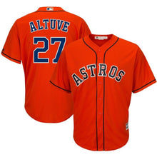 Load image into Gallery viewer, Jose Altuve #27 Houston Astros Cool Base Player Jersey