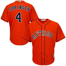 Load image into Gallery viewer, George Springer #4 Houston Astros Cool Base Player Jersey