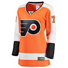 Load image into Gallery viewer, Carter Hart #79 Philadelphia Flyers Women's Orange Home Breakaway Player Jersey