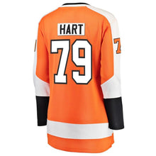 Load image into Gallery viewer, Carter Hart #79 Philadelphia Flyers Women's Orange Home Breakaway Player Jersey