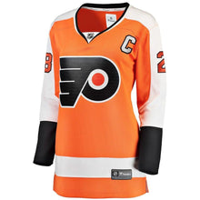 Load image into Gallery viewer, Claude Giroux #28 Philadelphia Flyers Women's Orange Home Breakaway Player Jersey