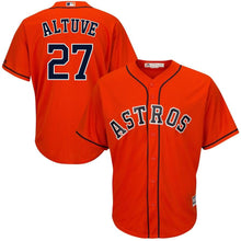 Load image into Gallery viewer, Jose Altuve #27 Houston Astros Youth Fashion Official Cool Base Player Jersey