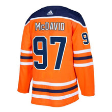 Load image into Gallery viewer, Connor McDavid #97 Edmonton Oilers Orange/Royal Alternate Player Jersey