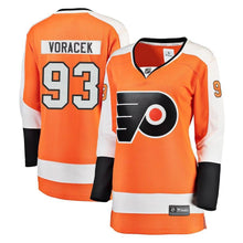Load image into Gallery viewer, Jakub Voracek #93 Philadelphia Flyers Women's Orange Premier Player Jersey