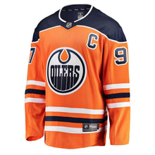 Load image into Gallery viewer, Connor McDavid # 97 Edmonton Oilers Orange Breakaway Player Jersey