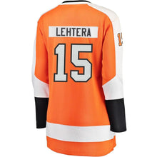 Load image into Gallery viewer, Jori Lehtera #15 Philadelphia Flyers Women's Orange Premier Player Jersey