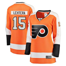 Load image into Gallery viewer, Jori Lehtera #15 Philadelphia Flyers Women's Orange Premier Player Jersey