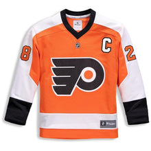 Load image into Gallery viewer, Claude Giroux #28 Philadelphia Flyers Youth Orange Home Breakaway Player Jersey