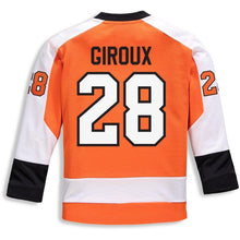 Load image into Gallery viewer, Claude Giroux #28 Philadelphia Flyers Youth Orange Home Breakaway Player Jersey