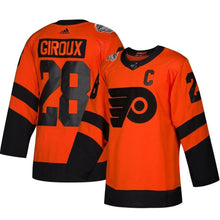 Load image into Gallery viewer, Claude Giroux #28 Philadelphia Flyers Orange 2019 NHL Stadium Series Player Jersey