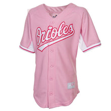 Load image into Gallery viewer, Chris Davis #19 Baltimore Orioles Youth Girl's Pink Harvey Batting Practice Jersey