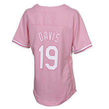 Load image into Gallery viewer, Chris Davis #19 Baltimore Orioles Youth Girl's Pink Harvey Batting Practice Jersey