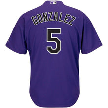 Load image into Gallery viewer, Carlos Gonzalez #32 Colorado Rockies Alternate Official Cool Base Player Jersey