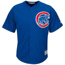 Load image into Gallery viewer, Javier Baez #9 Chicago Cubs White/Royal Cool Base Player Jersey