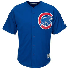Load image into Gallery viewer, Ben Zobrist #18 Chicago Cubs White/Royal Cool Base Player Jersey
