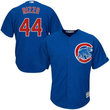 Load image into Gallery viewer, Anthony Rizzo #44 Chicago Cubs White/Gray/Royal Cool Base Player Jersey