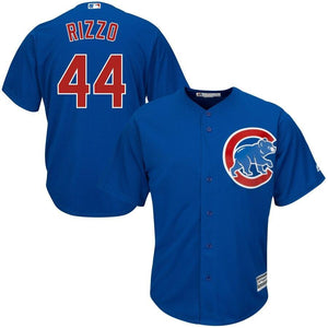 Anthony Rizzo #44 Chicago Cubs White/Gray/Royal Cool Base Player Jersey