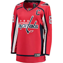 Load image into Gallery viewer, Alexander Ovechkin #8 Washington Capitals Women&#39;s Red Home Breakaway Player Jersey