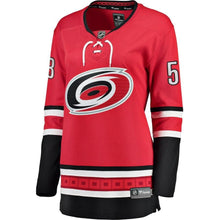Load image into Gallery viewer, Jeff Skinner #53 Carolina Hurricanes Women's Red Home Breakaway Player Jersey