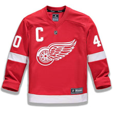 Load image into Gallery viewer, Henrik Zetterberg #40 Detroit Red Wings Youth Red Replica Player Jersey