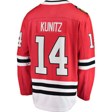 Load image into Gallery viewer, Chris Kunitz #14 Chicago Blackhawks Red Breakaway Player Jersey