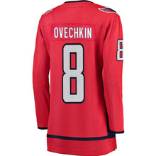 Load image into Gallery viewer, Alexander Ovechkin #8 Washington Capitals Women&#39;s Red Home Breakaway Player Jersey