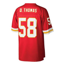 Load image into Gallery viewer, Derrick Thomas #58 Kansas City Chiefs Red 1994 Retired Player Replica Jersey
