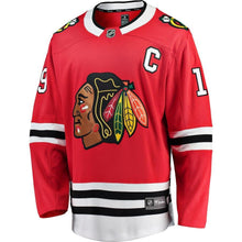 Load image into Gallery viewer, Jonathan Toews #19 Chicago Blackhawks Red Breakaway Player Jersey