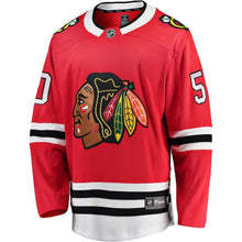 Load image into Gallery viewer, Corey Crawford #50 Chicago Blackhawks Red Breakaway Player Jersey