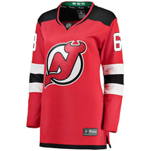 Load image into Gallery viewer, Jesper Bratt #63 New Jersey Devils Women's Red Breakaway Player Jersey