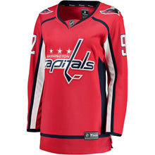 Load image into Gallery viewer, Evgeny Kuznetsov #92 Washington Capitals Women's Red Breakaway Player Jersey