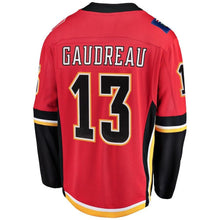 Load image into Gallery viewer, Johnny Gaudreau #13 Calgary Flames Red Breakaway Player Jersey