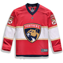 Load image into Gallery viewer, Florida Panthers Youth Red Home Replica Blank Jersey
