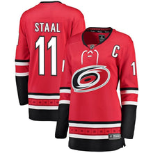 Load image into Gallery viewer, Jordan Staal #11 Carolina Hurricanes Women's Breakaway Alternate Player Jersey