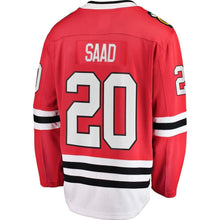 Load image into Gallery viewer, Brandon Saad #20 Chicago Blackhawks Youth Red Breakaway Player Jersey
