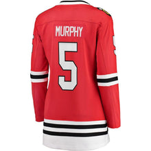Load image into Gallery viewer, Connor Murphy #5 Chicago Blackhawks Women's Red Breakaway Player Jersey
