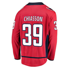 Load image into Gallery viewer, Alex Chiasson #39 Washington Capitals Youth Red Breakaway Player Jersey