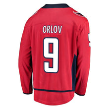 Load image into Gallery viewer, Dmitry Orlov #9 Washington Capitals Youth Red Breakaway Player Jersey