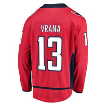 Load image into Gallery viewer, Jakub Vrana #13 Washington Capitals Youth Red Breakaway Player Jersey