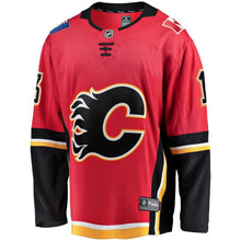 Load image into Gallery viewer, Johnny Gaudreau #13 Calgary Flames Red Breakaway Player Jersey
